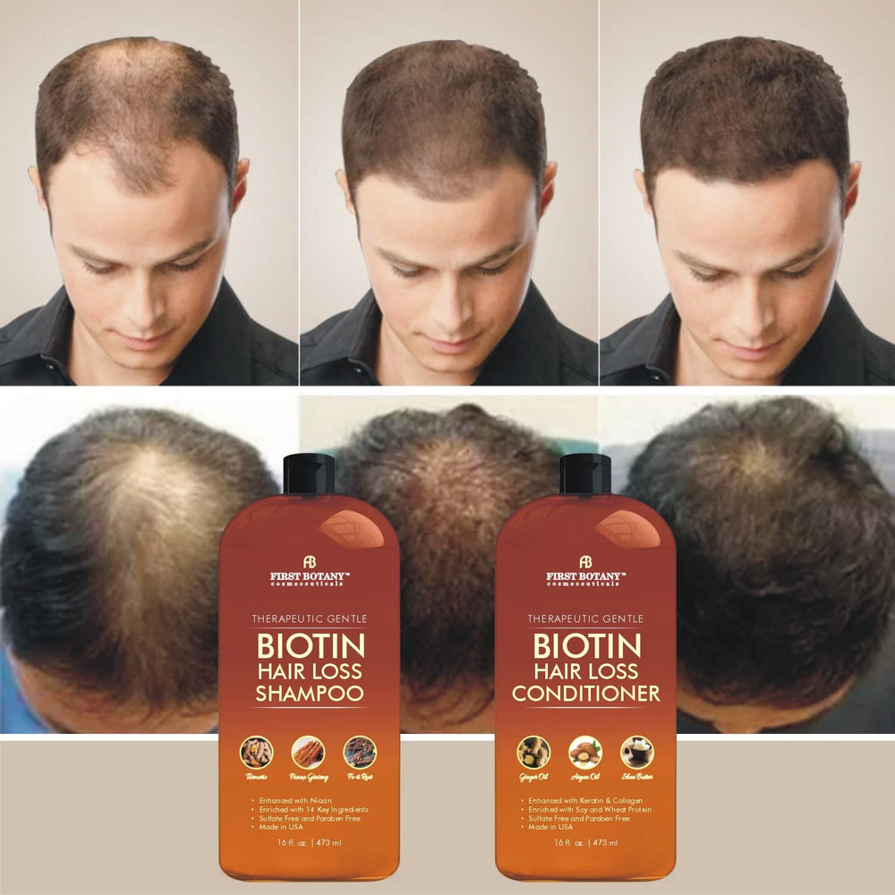 First Botany shampoo lather on scalp illustrating gentle cleansing benefit