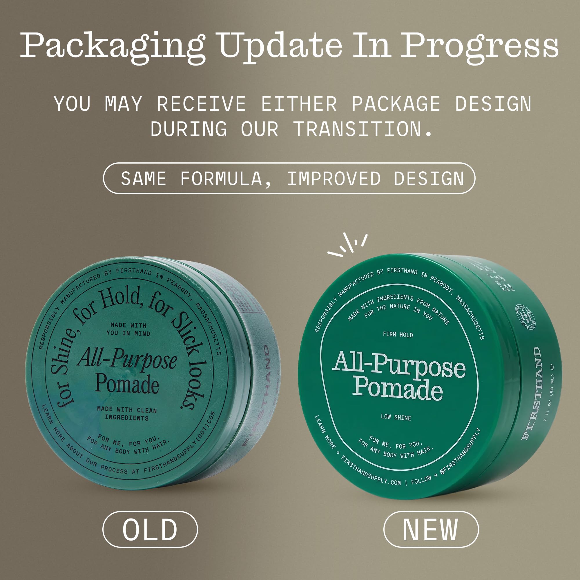 Applying Firsthand Supply pomade to damp hair for smooth application
