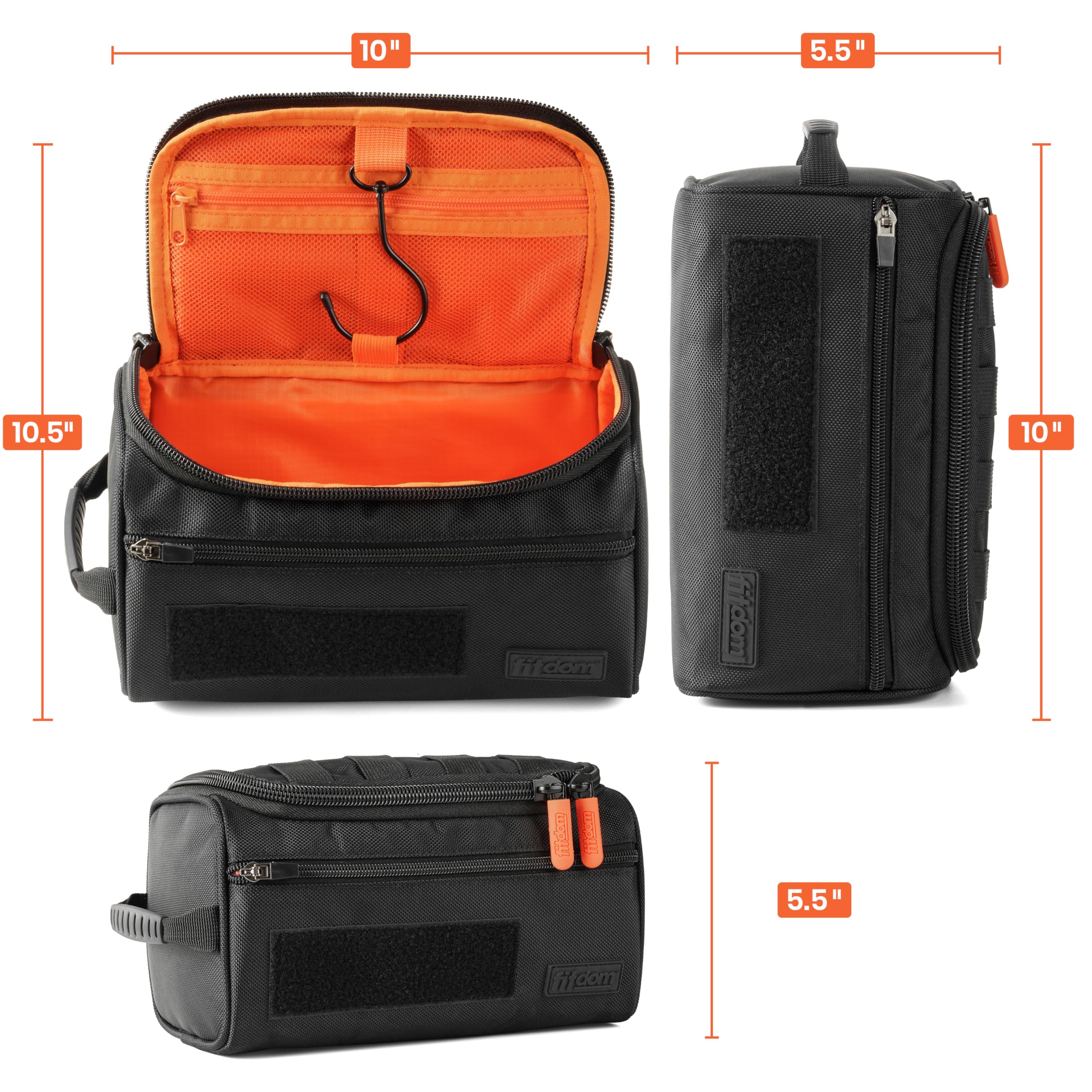 Fitdom wet pocket close-up protecting damp items benefit: separates moisture