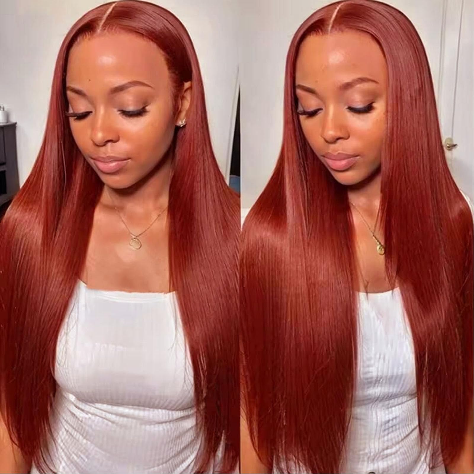 Fiumer close-up of lace front hairline emphasizing pre-plucked baby hairs and blending
