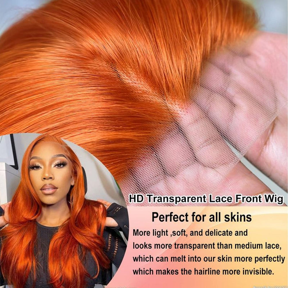 Fiumer full-length 30in straight wig showing salon-ready length