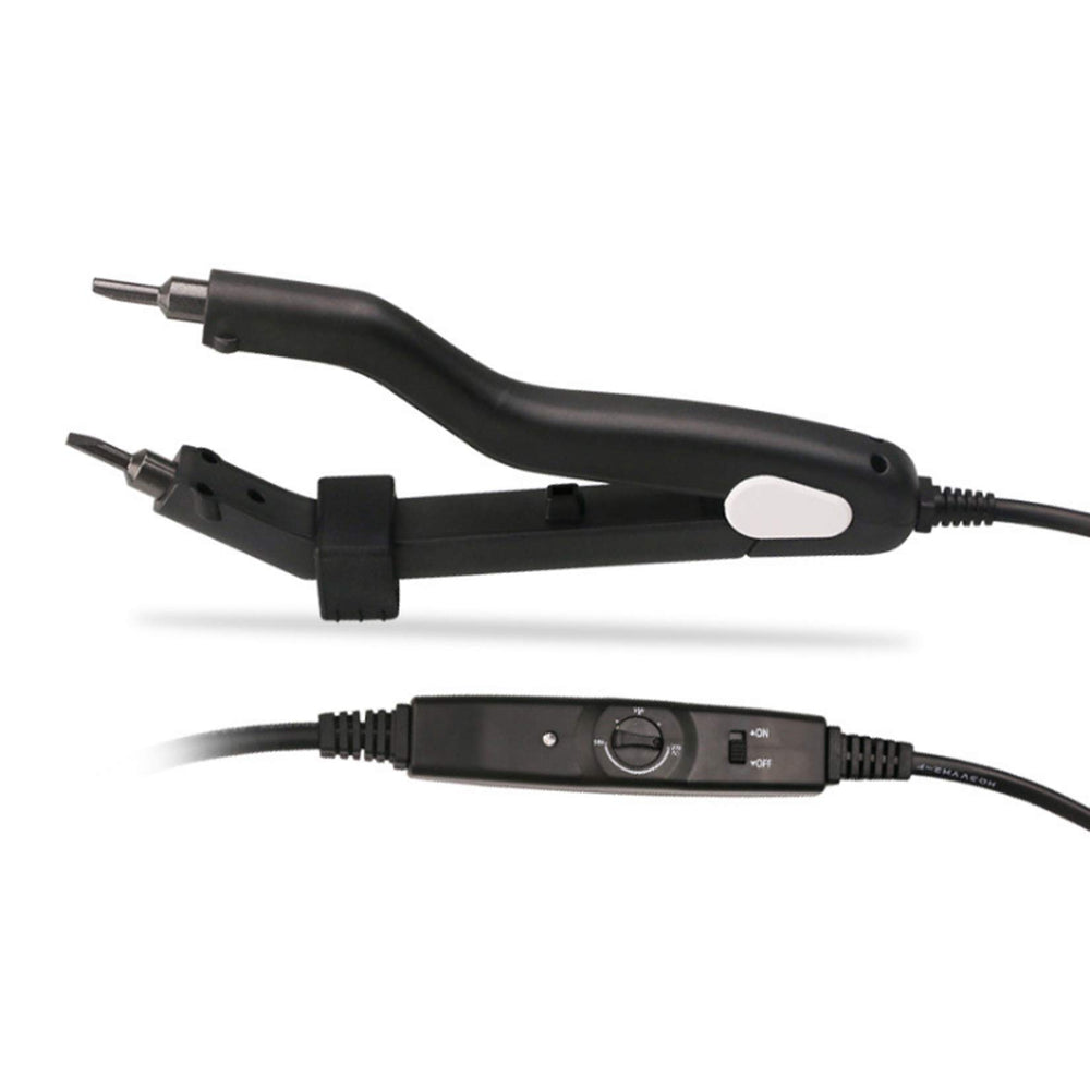 Fiunkes front view of fusion iron showing compact design and easy grip benefit