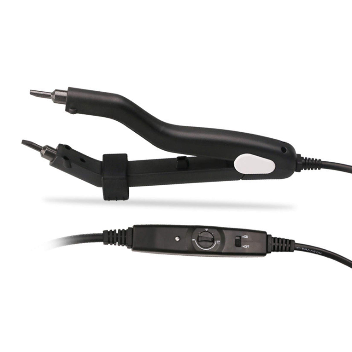 Fiunkes front view of fusion iron showing compact design and easy grip benefit