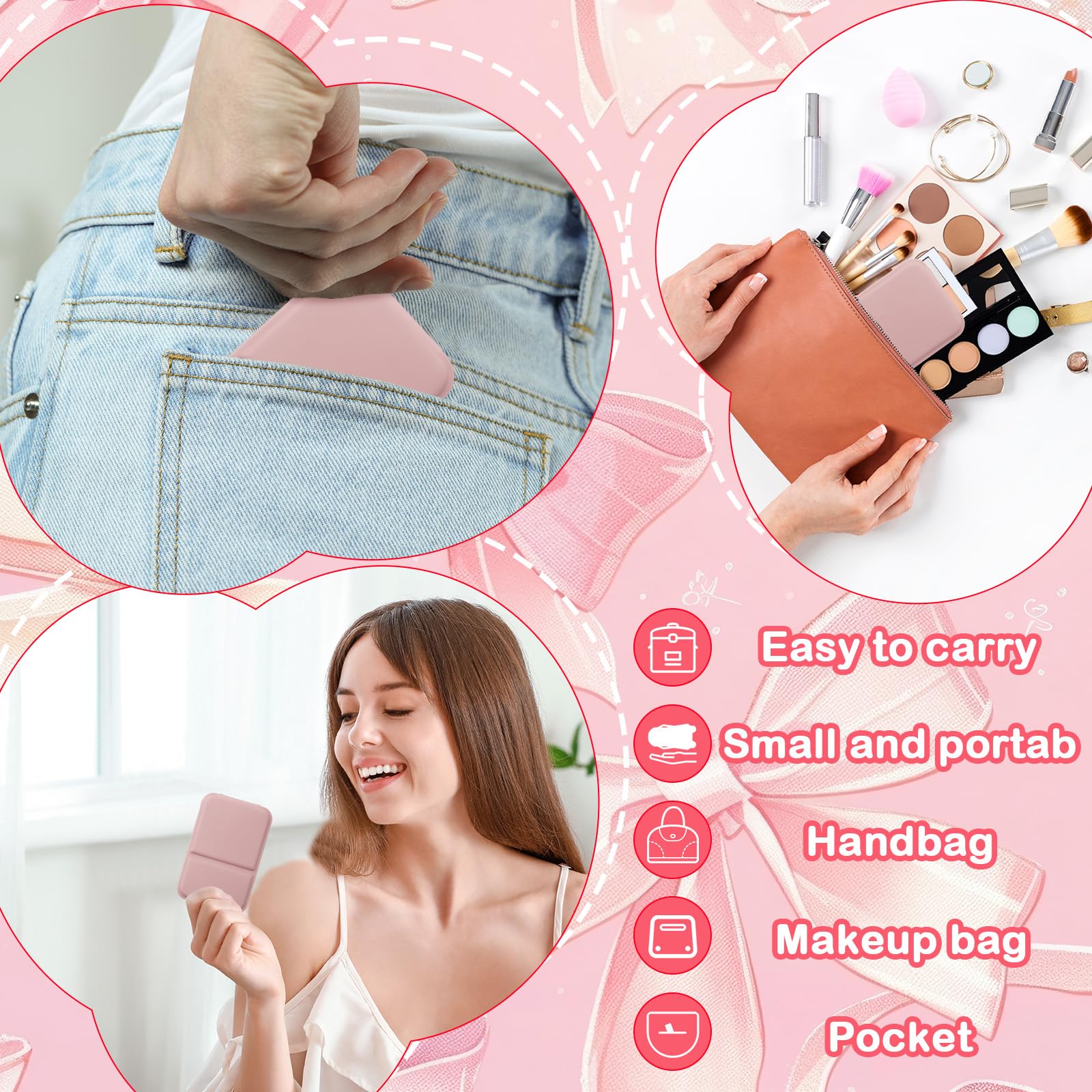 Fiwochic inside a purse demonstrating organization and quick-access convenience