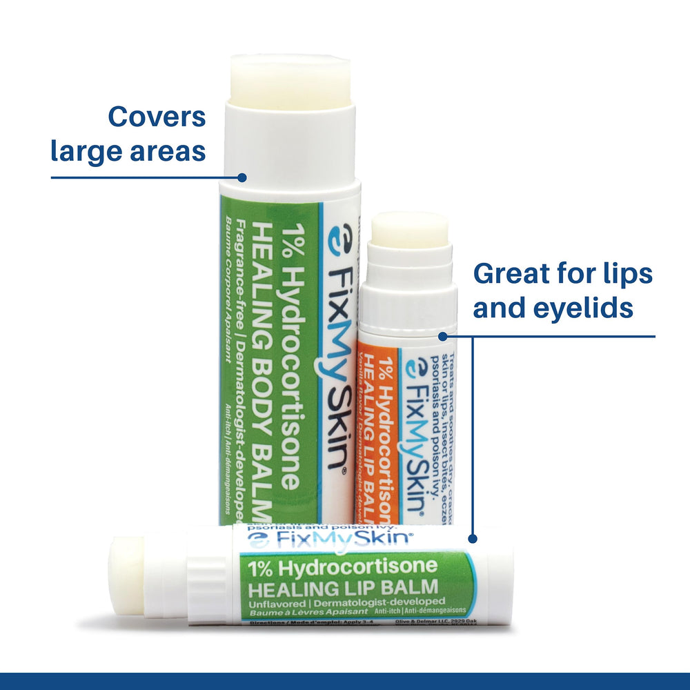 FixMySkin open cap with label visible, communicating ingredient clarity