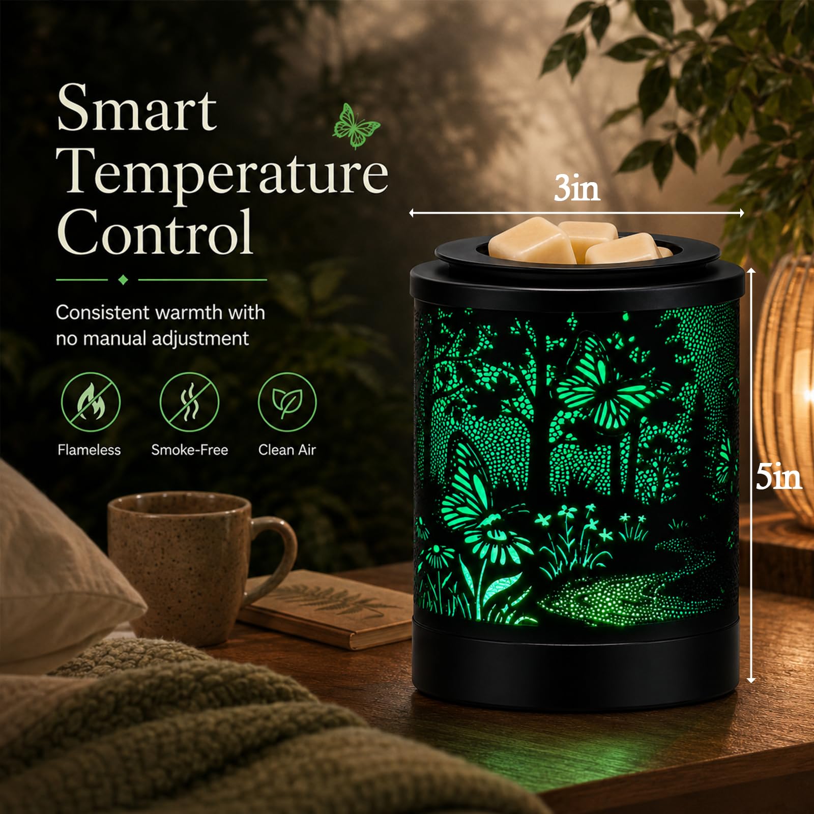FIZYZYNA timer control panel showing 2/4/8H auto shut-off benefit