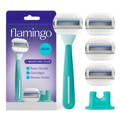 Flamingo ergonomic handle front view showing no-slip grip for better control