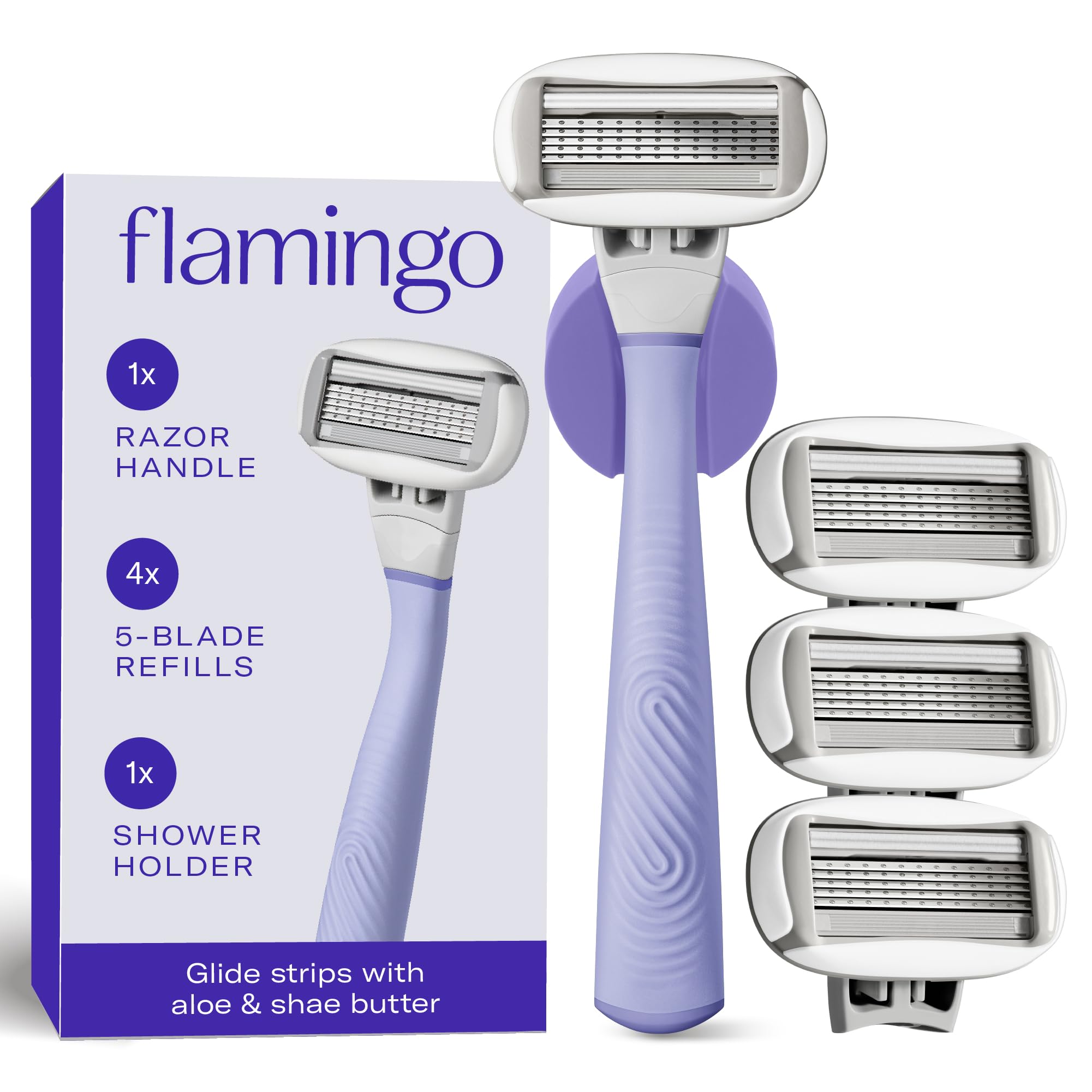 Flamingo original handle front view showing ergonomic balance for control