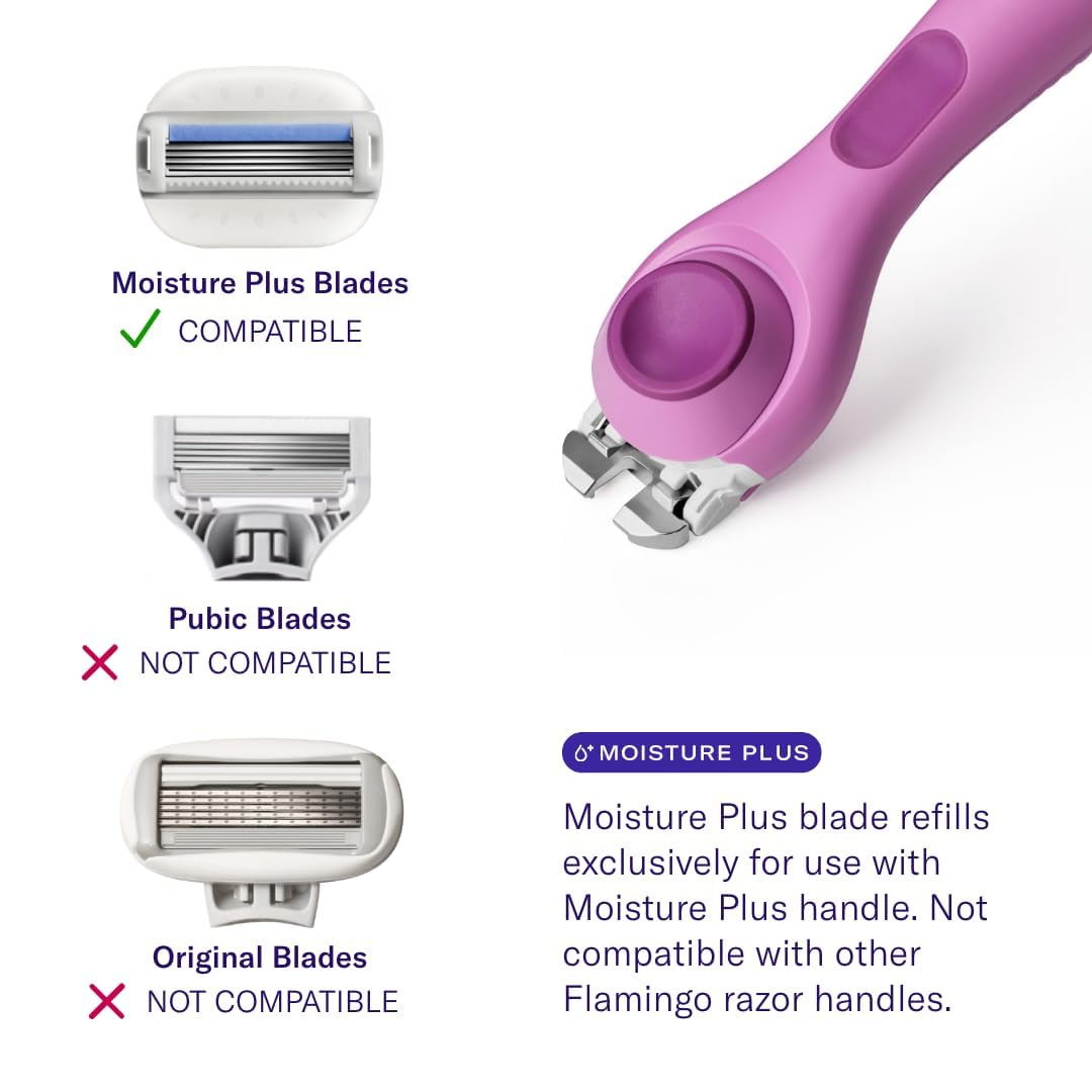 Flamingo four refill cartridges pack displaying convenience and value