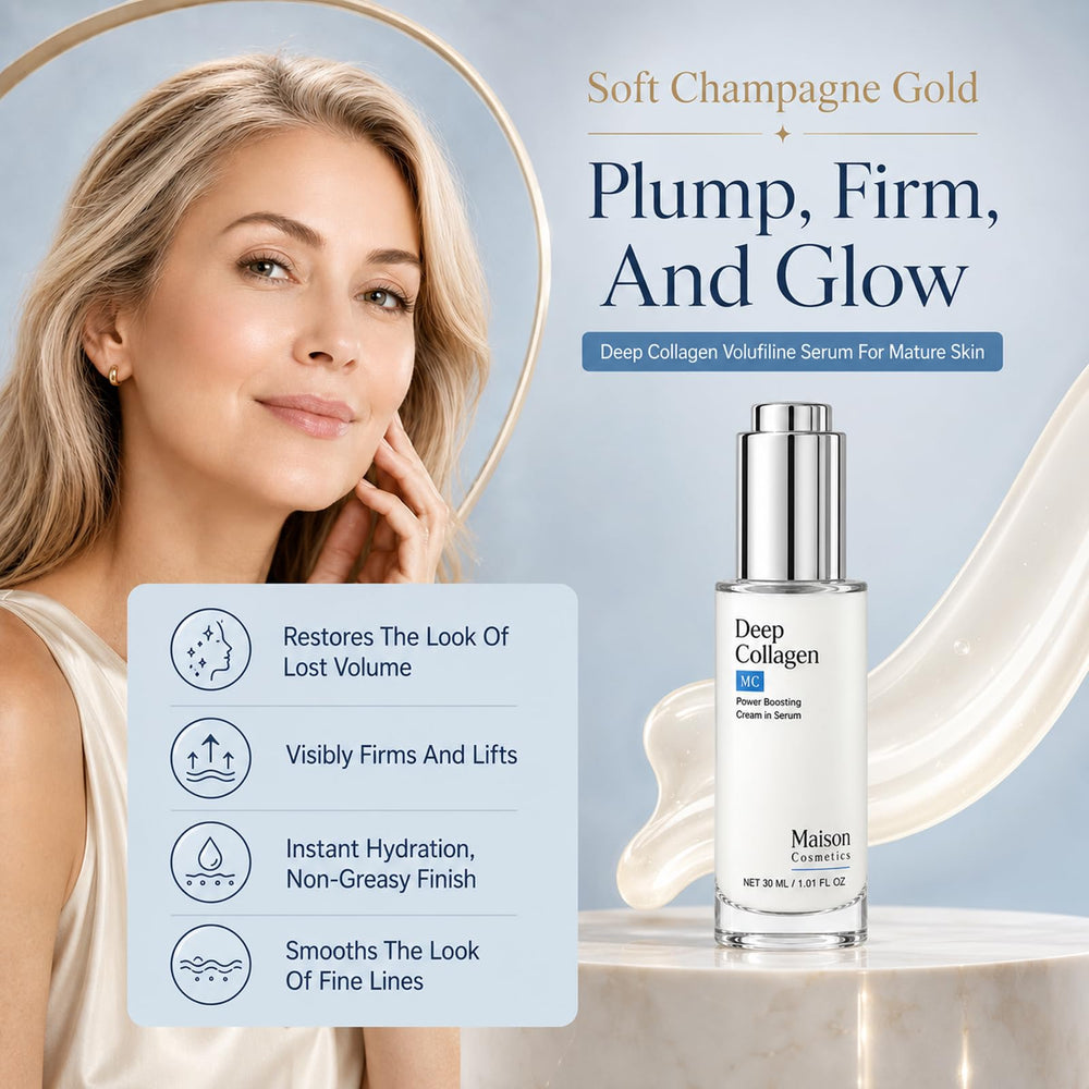 FlatFemme dropper releasing glossy serum showing smooth absorbent texture