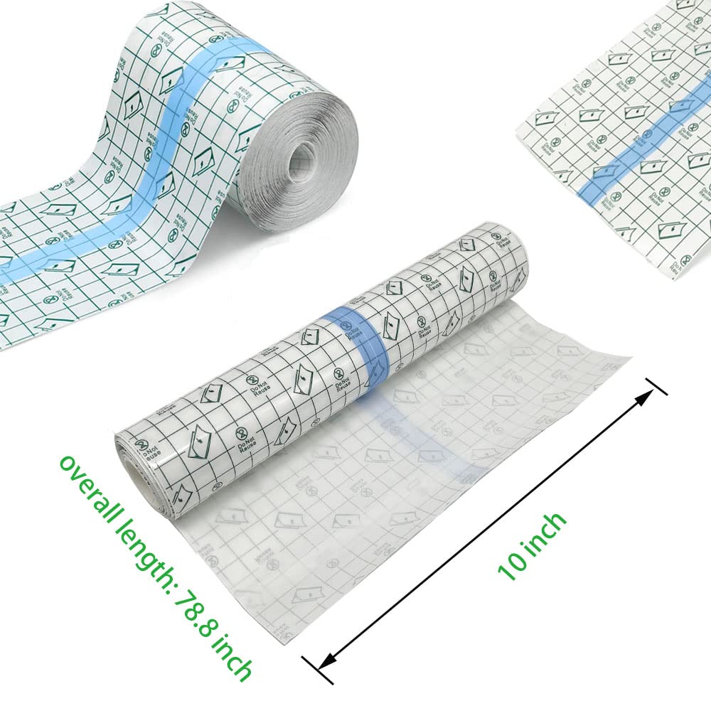 Flatoedu bandage used in shower scene protecting tattoo from water