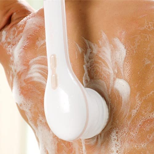 Flawless in-shower demonstration delivering water-resistant cleansing convenience