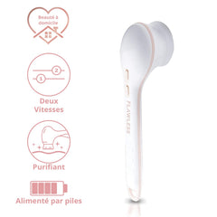 Flawless three interchangeable heads displayed for tailored cleansing options