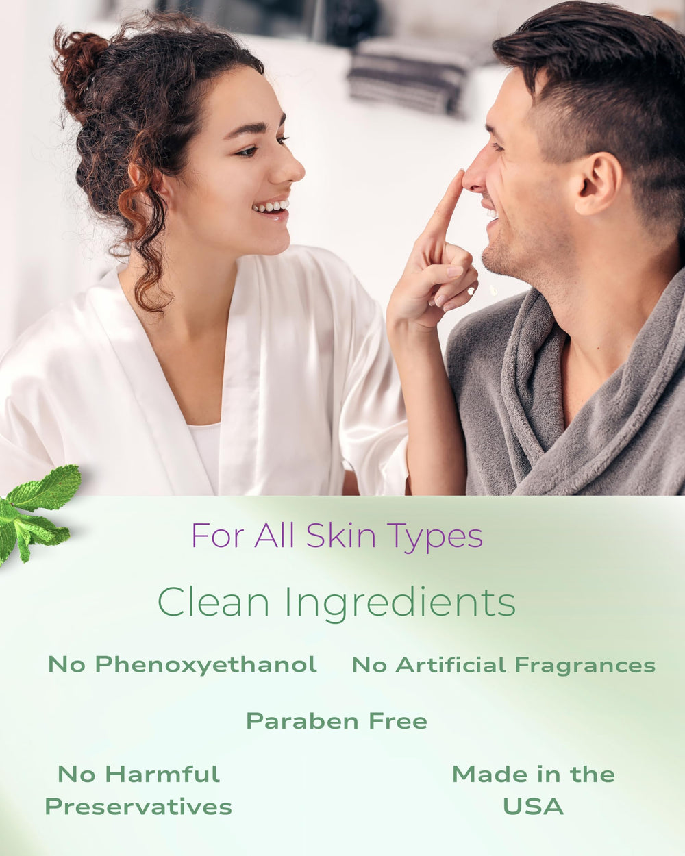 Fleur De Lis Naturals on bathroom shelf conveying clean natural routine