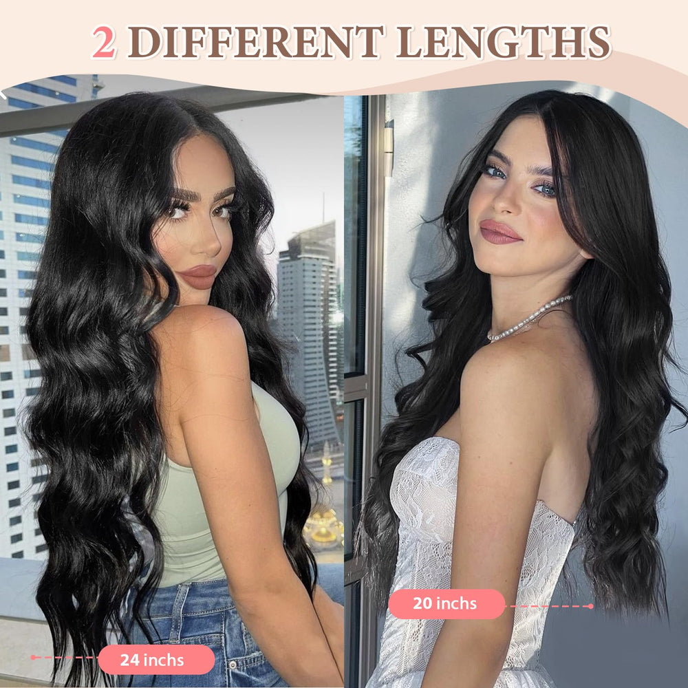 Fliace side profile demonstrating seamless blend with natural hair