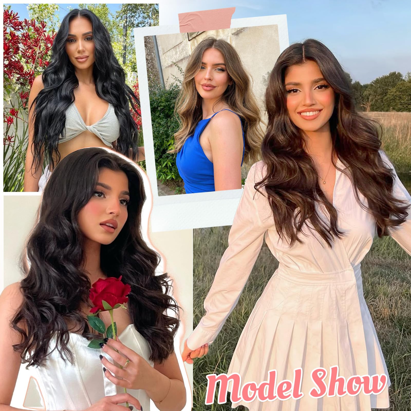 Fliace styled curl demonstration showcasing heat-friendly shaped waves