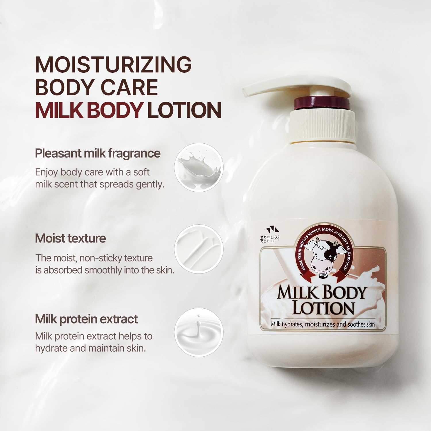 FLOR DE MAN ingredient label showing milk and coconut extracts