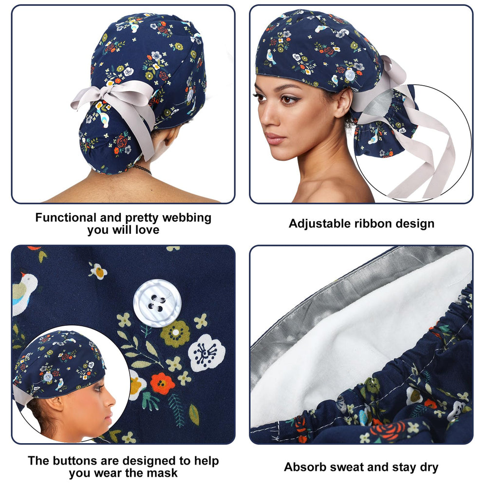 Floraltop elastic back detail for secure comfortable fit
