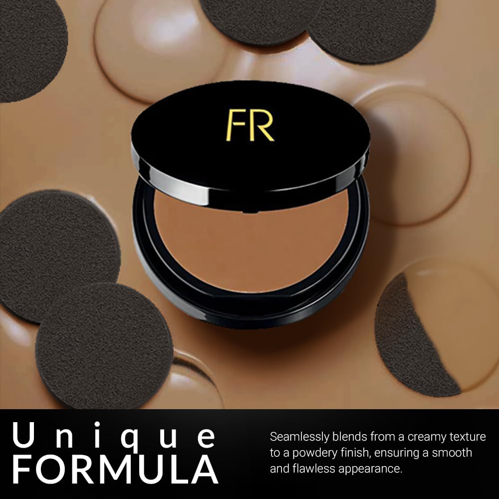 Flori Roberts compact beside coin showing 0.30 oz size and portability