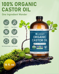 Florisan being warmed in hands for scalp massage to enhance hair conditioning