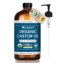 Florisan bottle front view showing label and organic credentials for confidence