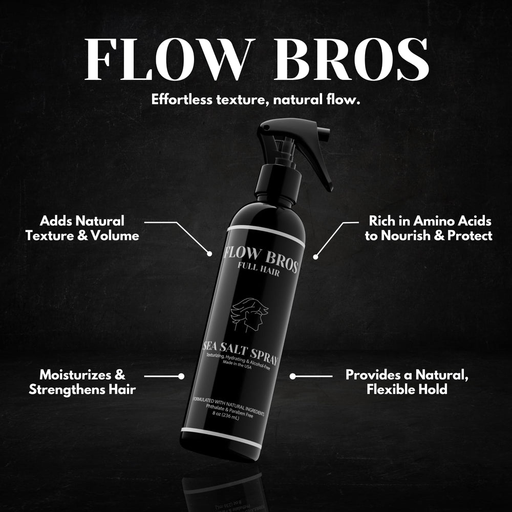 Flow Bros bottle in hand to show 8oz scale and portable styling benefit
