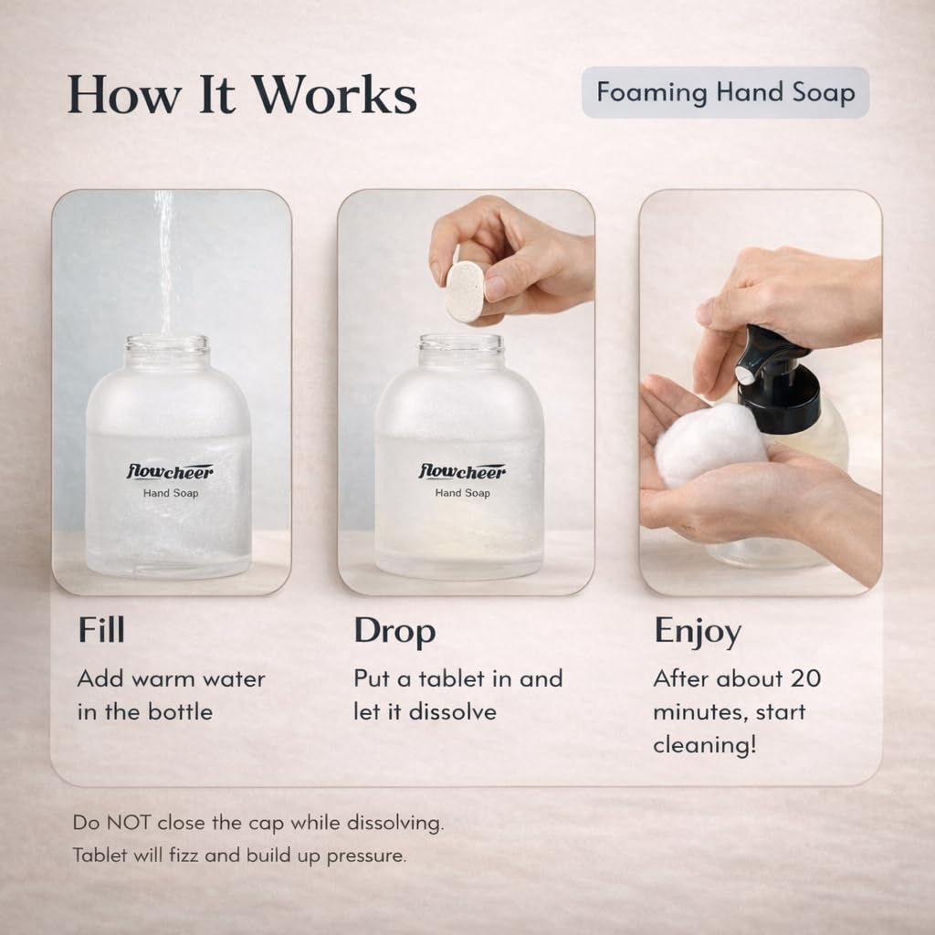 flowcheer tablet next to hand showing compact size and convenience