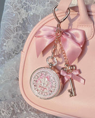 Flower Knows side detail highlighting clip and metal finish for durability