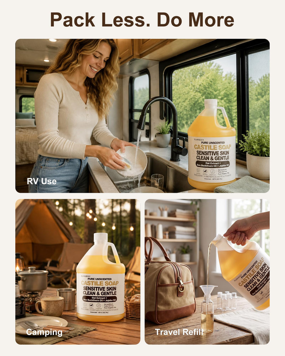 FLOWHYET used for dishwashing in kitchen demonstrating effective cleaning