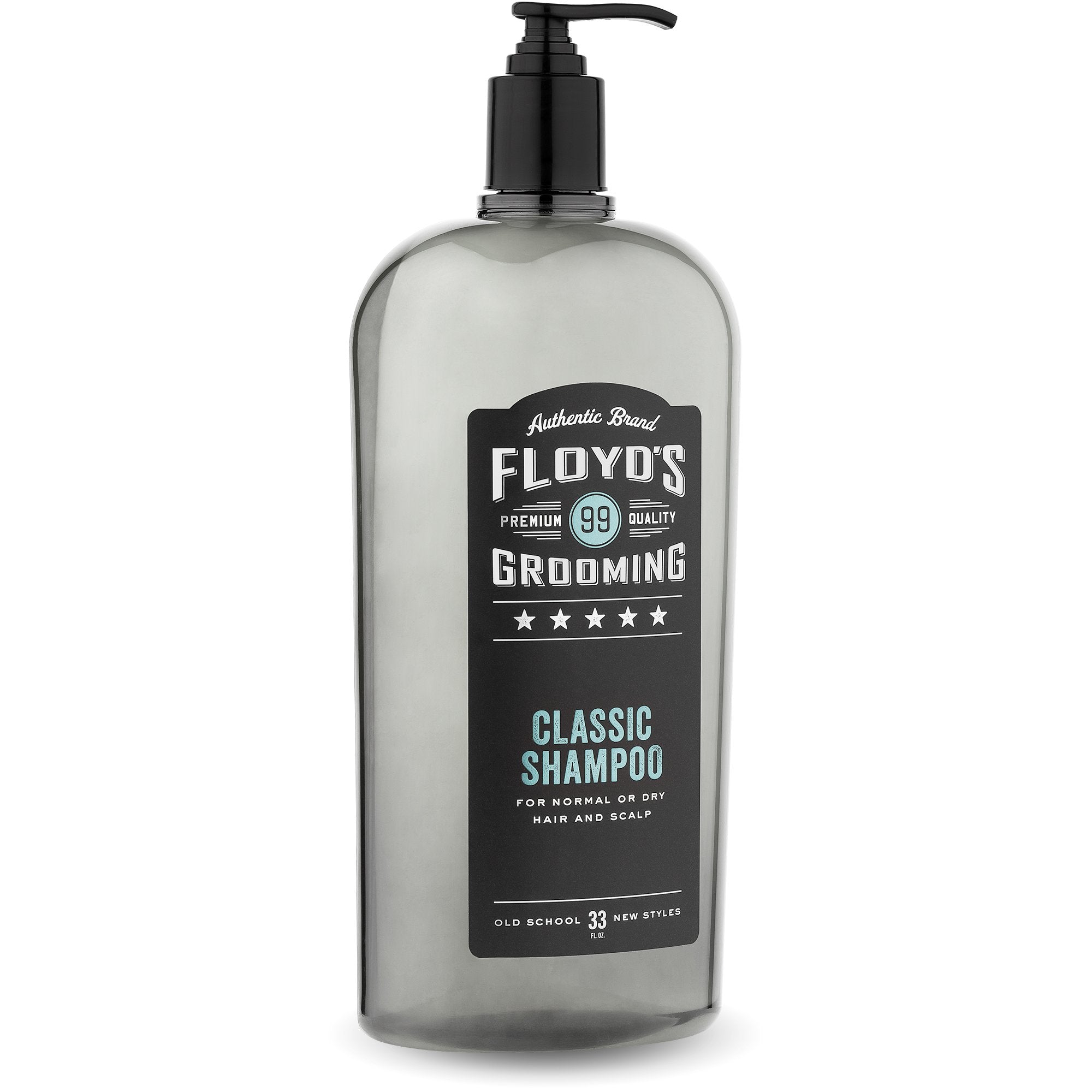 Floyd's 99 front bottle showing label and 33 oz size for long-lasting use