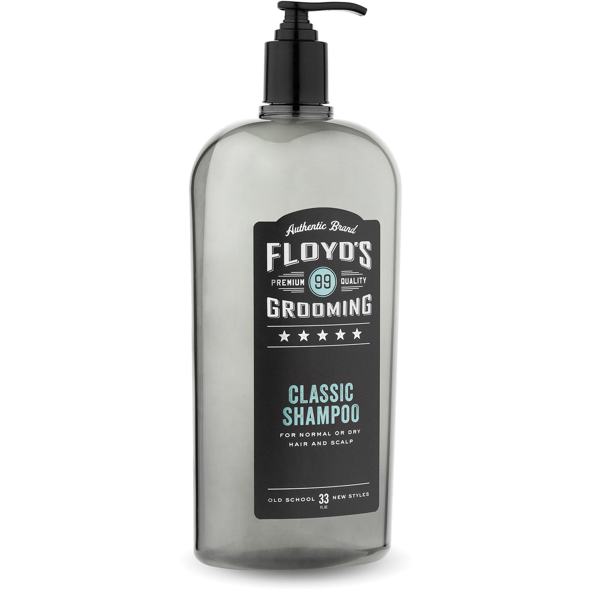 Floyd's 99 front bottle showing label and 33 oz size for long-lasting use