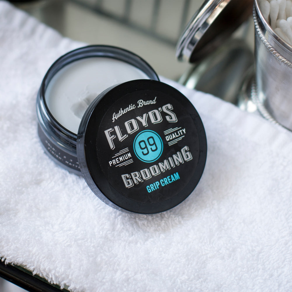 Floyd's 99 cream on hand demonstrating easy distribution and spreadability