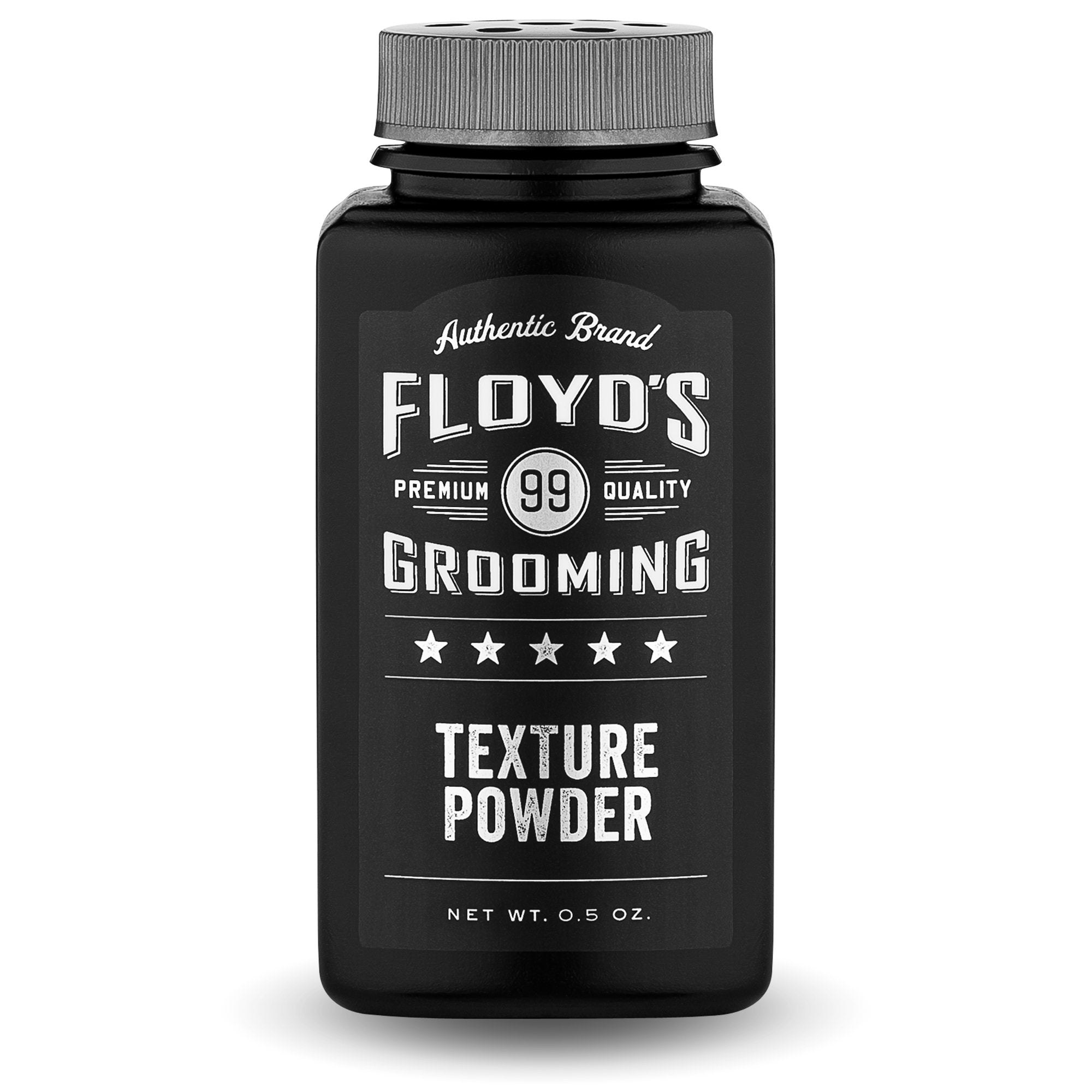 Floyd's 99 close-up powder texture that creates lift and natural hold