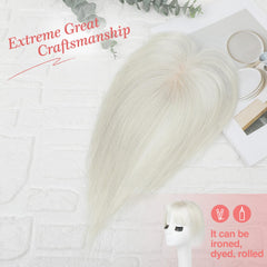 Flufymooz clip and hand-woven net detail showing secure hold advantage