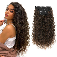 Flufymooz front packaging showing dark almond brown with copper and natural benefit