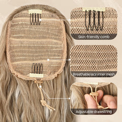 Flufymooz inner net cap detail showing breathable fit for comfort
