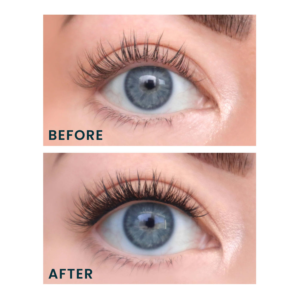 FlutterHabit applying a cluster lash demonstrating quick DIY use