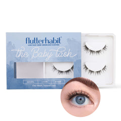 FlutterHabit close-up of pre-clustered lashes for easy application