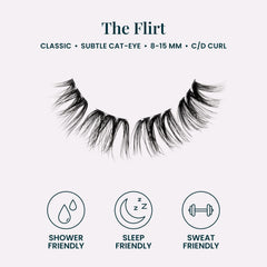 FlutterHabit underlash clusters held in hand showing size and lightweight feel for precise placement