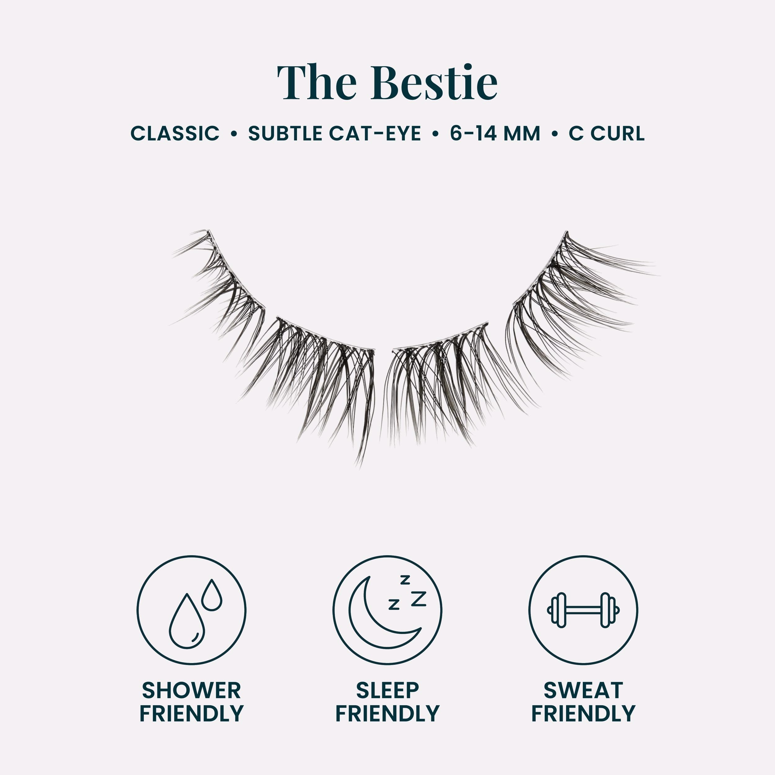 FlutterHabit segmented clusters on tray for precise underlash placement
