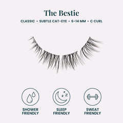 FlutterHabit segmented clusters on tray for precise underlash placement