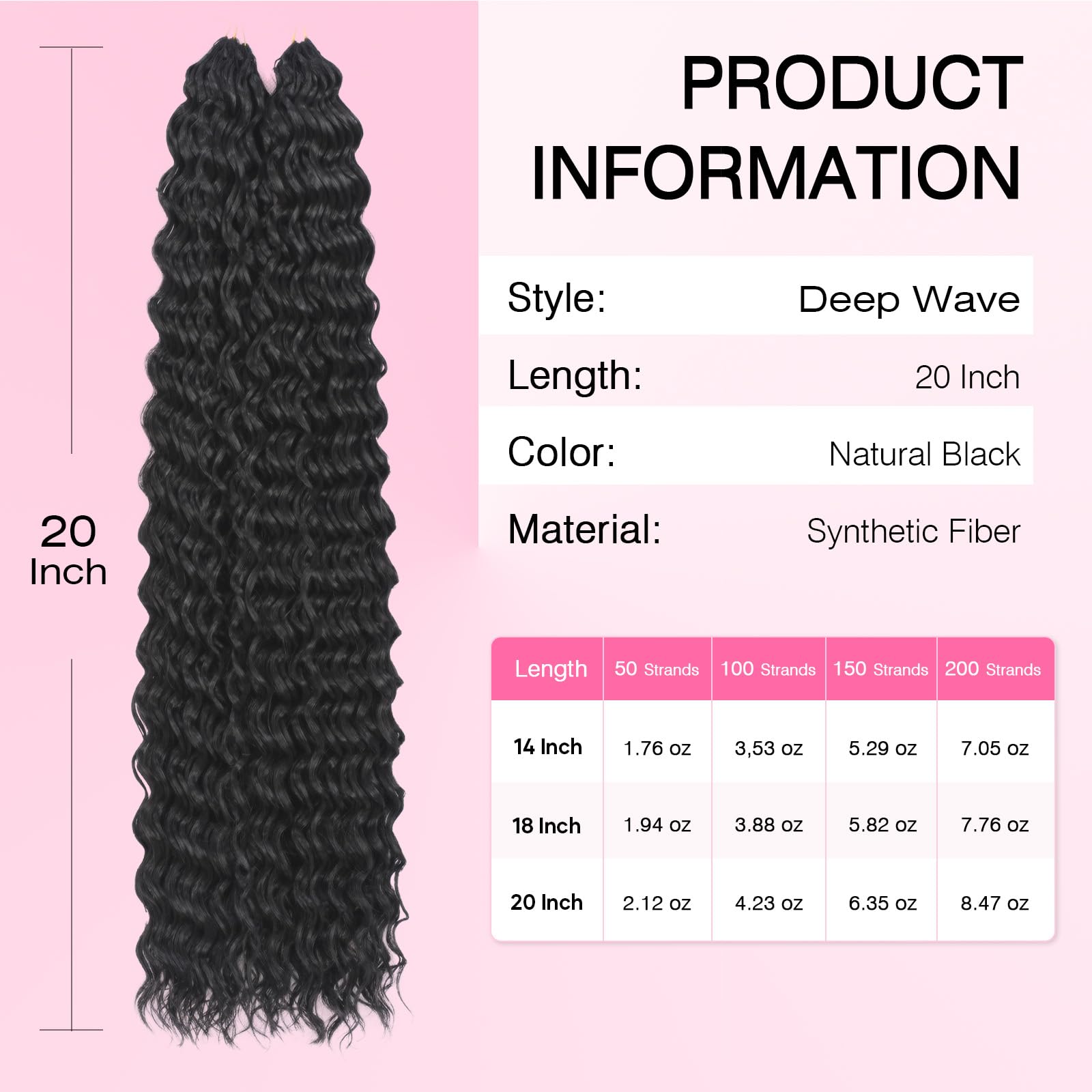 Flvaco installed deep wave crochet on model demonstrating natural blend