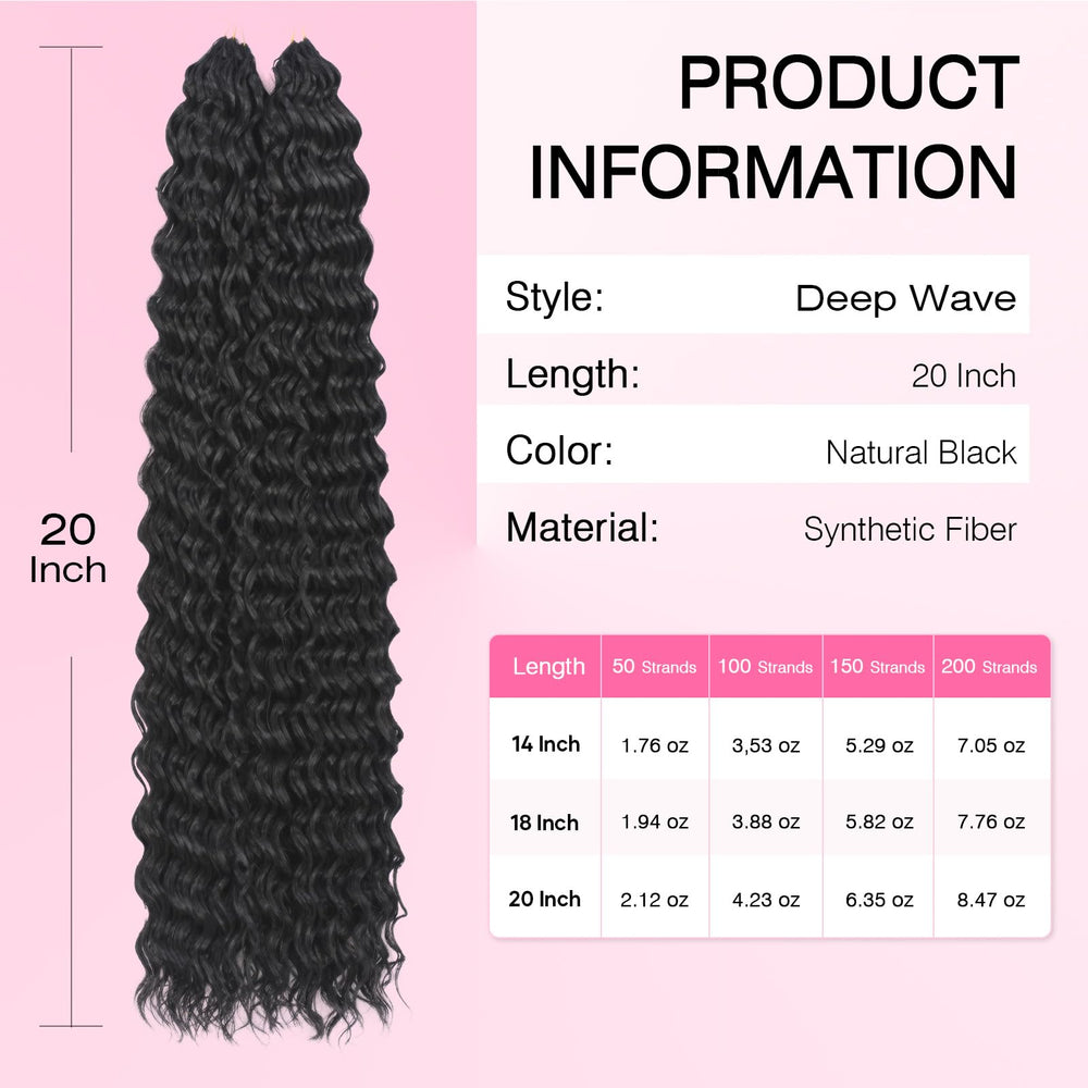 Flvaco installed deep wave crochet on model demonstrating natural blend