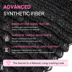 Flvaco model wearing full-head install highlighting natural volume benefit