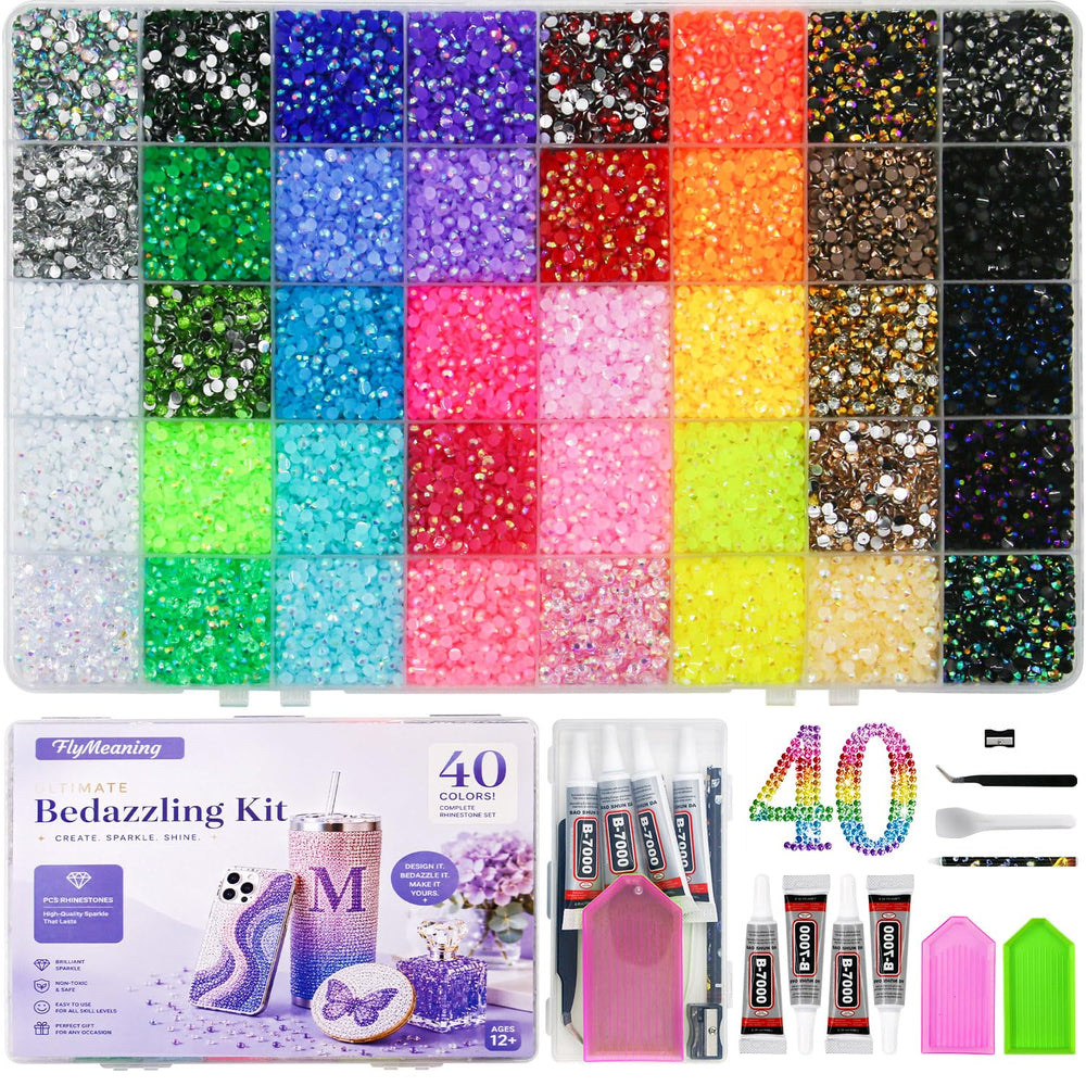 FlyMeaning kit front packaging showing contents and variety benefits