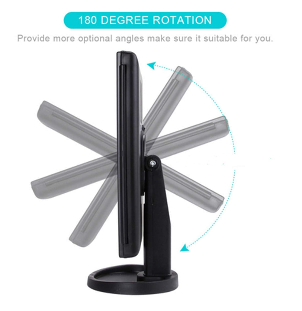 Flymiro tilted at 180° rotation to demonstrate customizable viewing angles