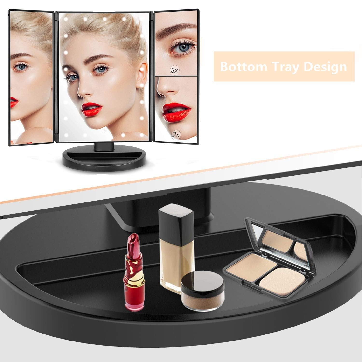 Flymiro USB port and battery compartment for flexible power options