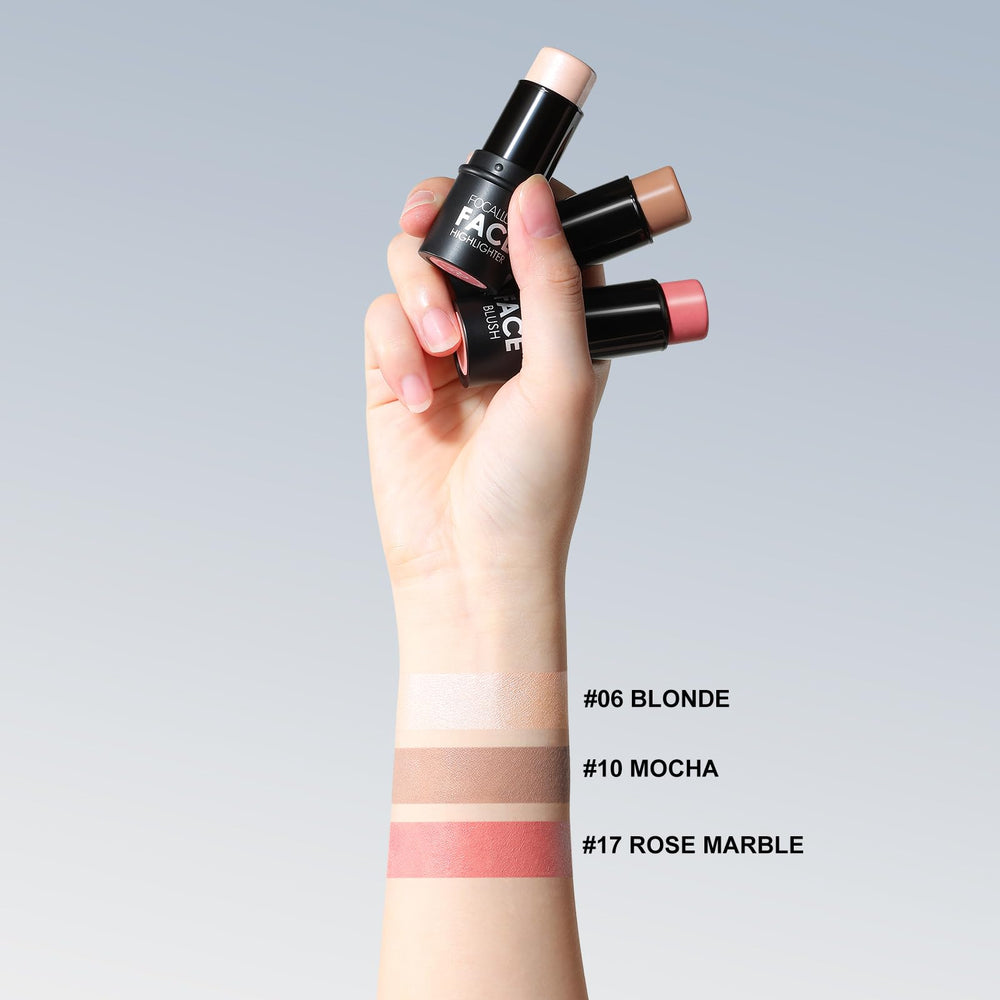 FOCALLURE close-up of creamy texture showing smooth blendability and lightweight finish