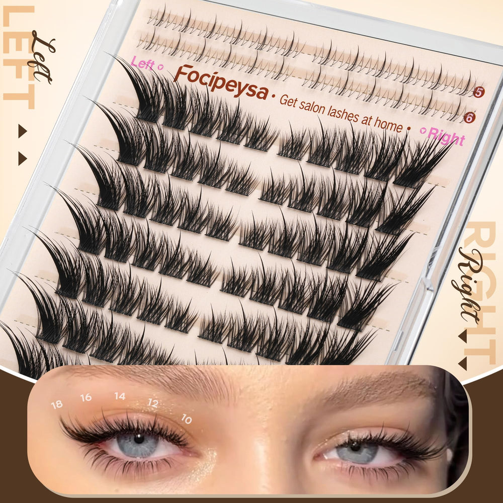 Focipeysa close-up of wispy cluster texture for natural blending