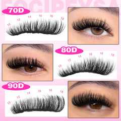 Focipeysa tweezers and lash bond displayed for precise, easy application